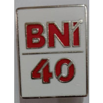 PIN 40 ANOS-BNI - COM ÍMÃ MAGNÉTICO