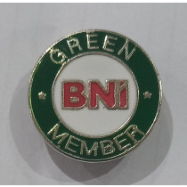 PIN GREEN MEMBER - COM ÍMÃ MAGNÉTICO
